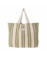 BOLSA DE COMPRAS TRINA VERDE ALGODON