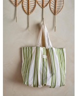 BOLSA DE COMPRAS TRINA VERDE ALGODON