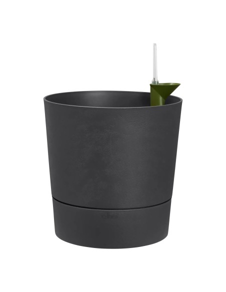 Maceta AC Round 30 cm Charcoal Grey | Diseño Moderno y Resistente para Interiores y Exteriores | Endanea Garden