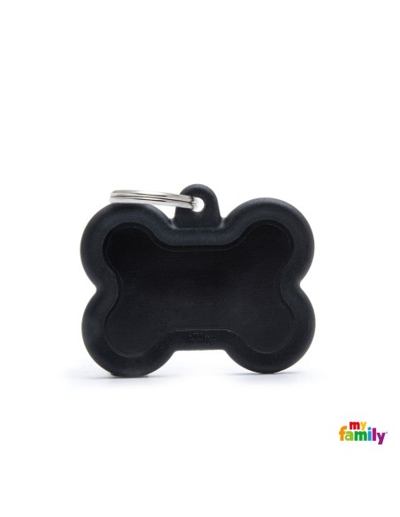 HITAO1BLACK HUESO NEGRO ALUMINIO CON GOMA NEGRA