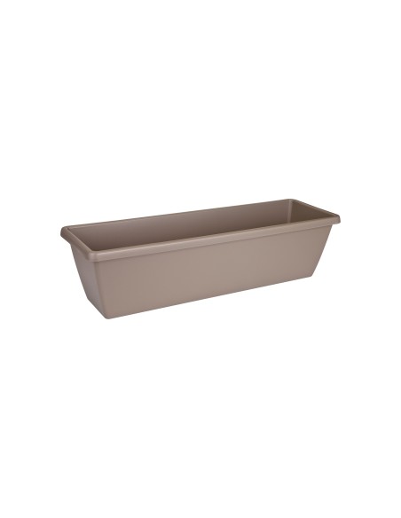 Jardinera Barcelona XL 80 cm Taupe | Amplia y Elegante para Exteriores e Interiores | Endanea Garden
