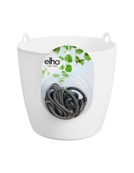 Maceta Colgante Brussel 18 cm Blanca  Decoración Moderna y Elegante para Interior y Exterior | Endanea Garden


