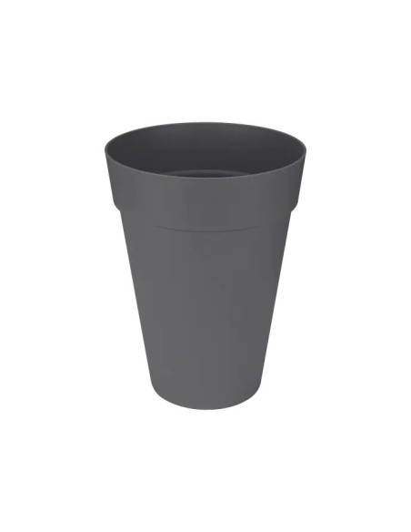MACETA  LOFT REDONDA ALTA 42CM ANTRACITA