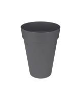 MACETA  LOFT REDONDA ALTA 42CM ANTRACITA