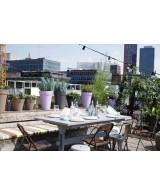 MACETA  LOFT REDONDA ALTA 42CM ANTRACITA