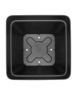 Maceta Vibia Campana Cuadrada 37 cm Antracita | Diseño Moderno y Funcional para Jardines e Interiores