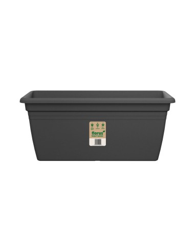 Jardinera Terraza Antracita 100 cm - Resistente y Moderna para Jardines y Balcones | Endanea Garden