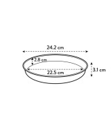 PLATO LOFT REDONDO THYME 17 CM VERDE