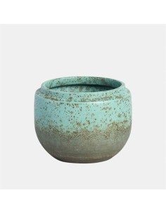 Maceta Ruti Esmeralda 20x20 cm | Cerámica esmaltada moderna y duradera 2