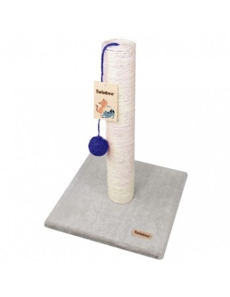 RASCADOR BASE CUADRADA BLACK BALL 30X30X42CM TWINBEE