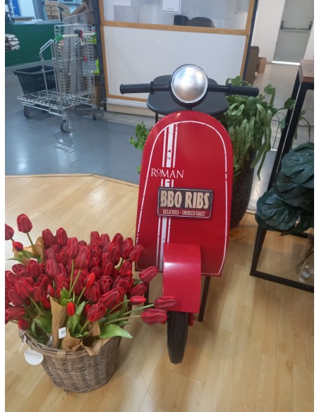 EXPOSITOR SCOOTER MESA ROJO