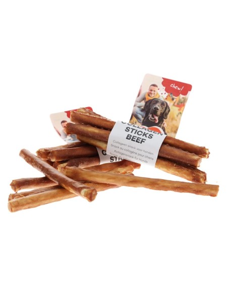 Sticks de Colágeno de Buey DUVO 12.5cm | Snack natural para perros pequeños y medianos