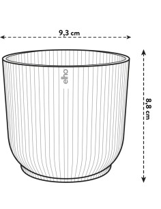 Maceta Vibes Fold Redonda Rosa 9 cm  Ideal para Suculentas y Plantas Pequeñas | Endanea Garden

 2