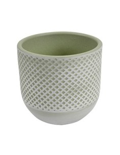 Macetero Rus 14x13,5 cm Eucalipto  Maceta Decorativa Verde para Interior | Endanea Garden