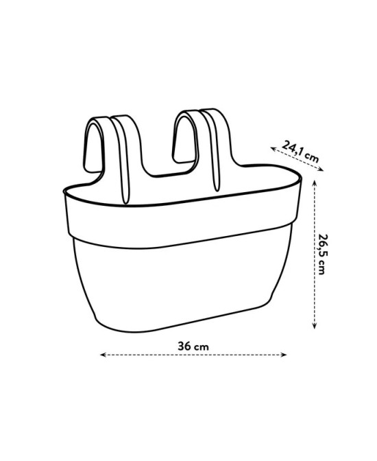 MACETA VIBIA CAMPANA EASY HANGER VERDE PISTACHO