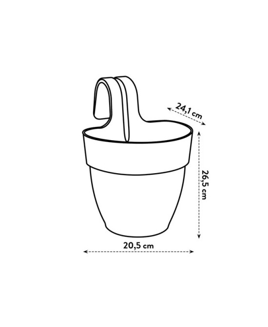Maceta Vibia Campana Easy Hanger S Blanco Sedosa Colgante Comprar