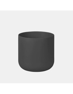 Maceta Sita Antracita 18.5x18.5 cm | Durabilidad y Estilo para Interior y Exterior 2