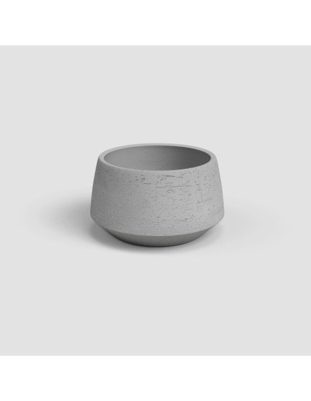 Bol Venus 29cm Gris Claro  Maceta Decorativa Moderna y Resistente