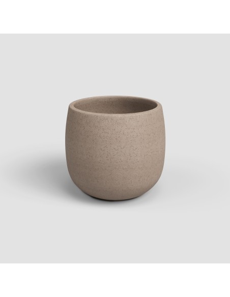 Maceta Hemera 20 cm Topo  Moderna, Resistente y Funcional para Interior y Exterior

