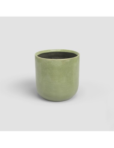 Maceta Jupiter 20cm Verde Agua  Moderna, funcional y con drenaje eficiente

