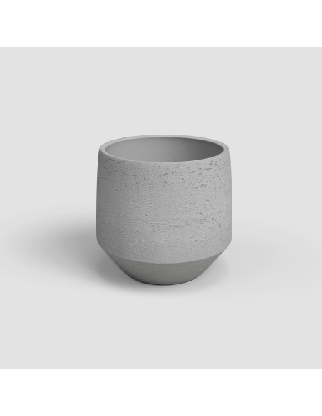 Maceta Venus 25cm Gris Claro  Diseño Moderno y Resistente para Plantas Medianas