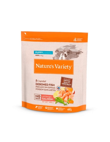 NVARIETY DOG NO GRAIN PUPPY MINI SALMON 1.5KG*8