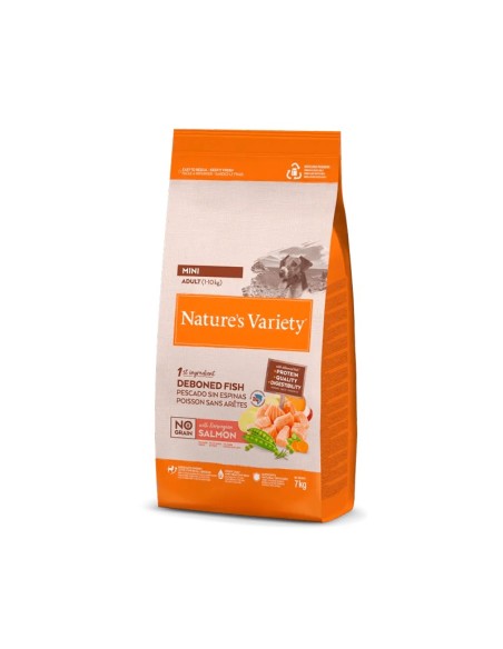 NVARIETY DOG NO GRAIN PUPPY MINI SALMON 3KG*5