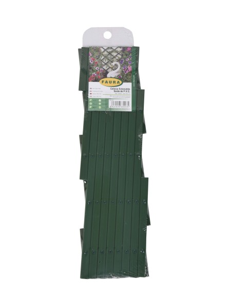 Celosía PVC Blanca y Verde para Jardín, Patio y Terraza  Duradera, Elegante y Fácil de Instalar