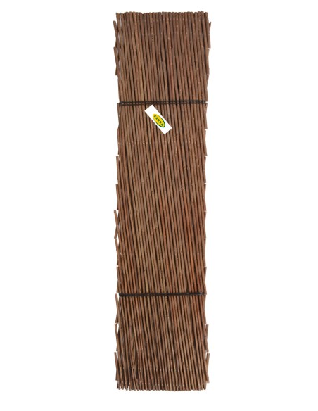 Celosía de Mimbre Natural para Jardín, Terraza o Balcón  Decorativa, Ecológica, Resistente al Clima y Fácil de Instalar