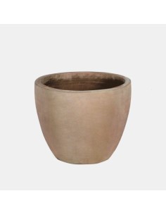 Campana Kenya Terracota 50x42 cm Herstera  Maceta Rústica Grande y Duradera