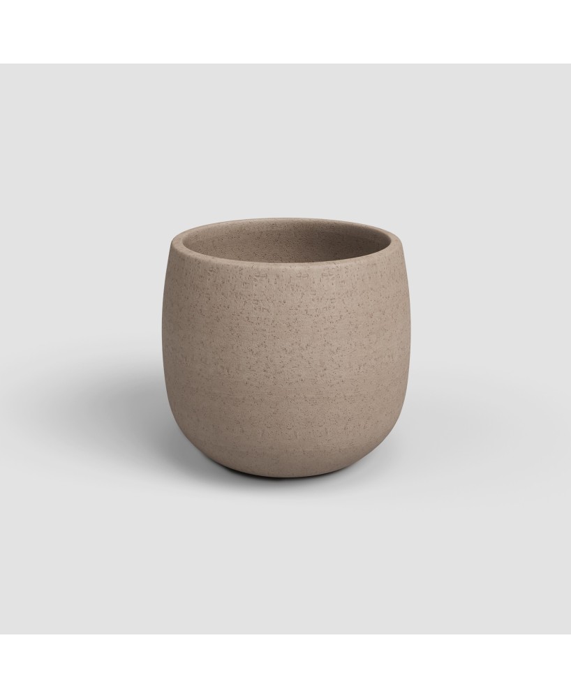 Maceta Hemera 39 cm Crema  Elegancia y Resistencia para Plantas Medianas

