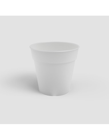 Maceta Madagascar 17 cm Transparente para Producción y Trasplante de Orquídeas