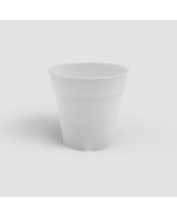 Maceta Madagascar 19 cm Transparente para Producción y Trasplante de Orquídeas