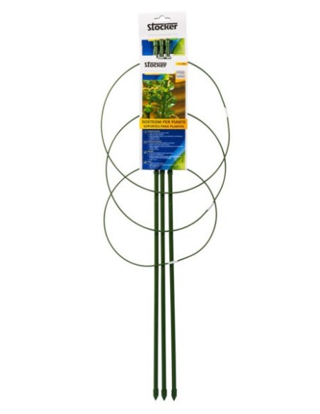 Soportes para Plantas en Macetas 60 cm  Acero Recubierto | Endanea Garden