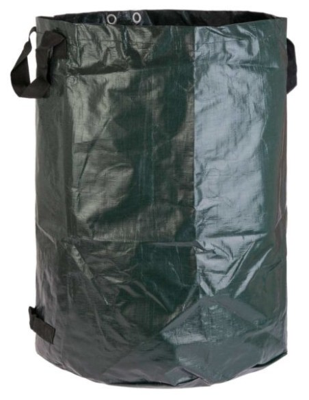 Saco de Jardín 270L con Anillo Metálico y 4 Asas  Resistente y Lavable