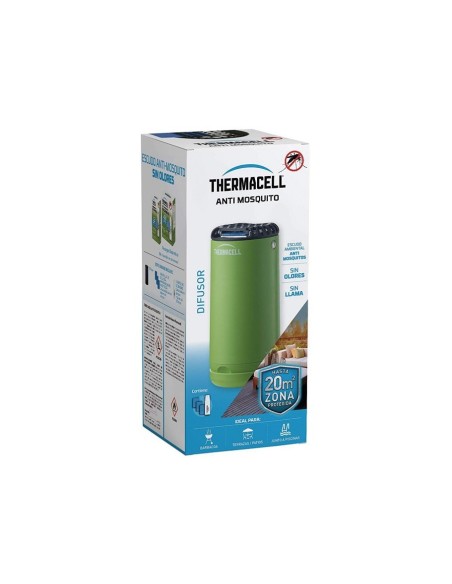 Difusor Antimosquitos Thermacell Verde | Protección Exterior 20 m² Sin Humo ni Olores