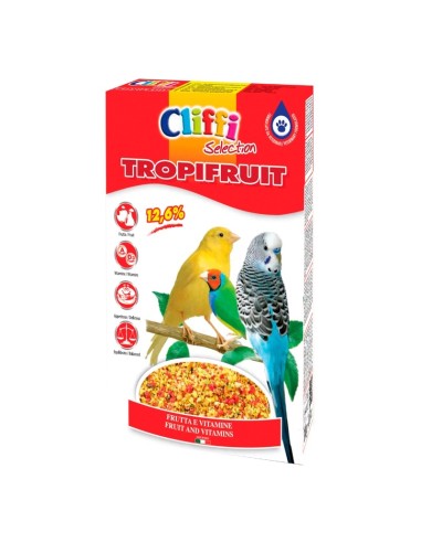 Cliffi Tropifruit 300G alimento completo para periquitos con frutas y vitaminas