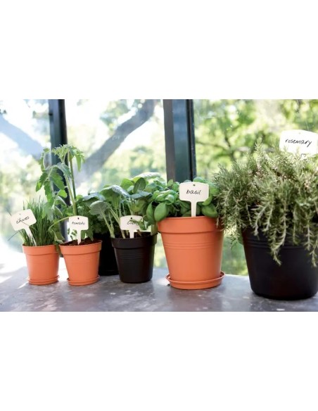 Maceta G.B. Growpot Negra 35 cm - Ideal para Plantas de Jardín y Decoración | Endanea Garden