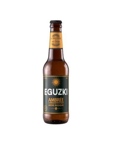CERVEZA EGUZKI AMBREE 33 CL 6%