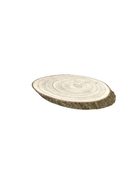RODAJA OVAL MADERA RUSTICA XL