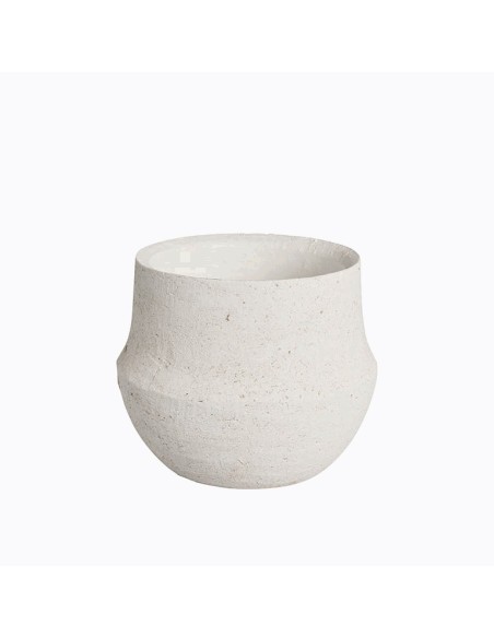 MACETA CLUSIA 20X17CM BLANCO
