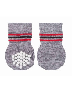 2 CALCETINES PERRO, ANTIDESLIZ XXS