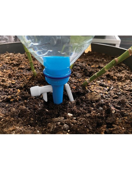 Conos de Riego Regulables para Botellas  Sistema de Riego para Macetas (6 unidades)

