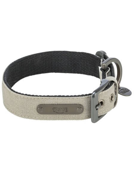 CITYSTYLE Collar Extra Ancho M-L Gris Claro | Resistente, Cómodo y Elegante para Perros Medianos y Grandes

