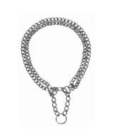 Collar de Entrenamiento para Perros 2 Filas 60cm/2.5mm | Reduce Tensión y Control Seguro

