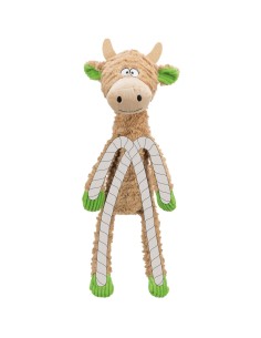 Vaca Felpa/Cuerda 50cm para Perros | Juguete Resistente y Suave

 2