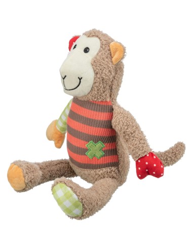 Mono Peluche 38cm para Perros Pequeños y Medianos | Juguete Suave y Seguro

