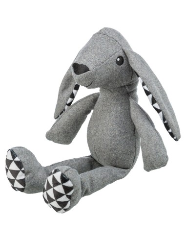 Liebre Peluche 39cm para Perros Pequeños y Medianos | Juguete Suave y Seguro

