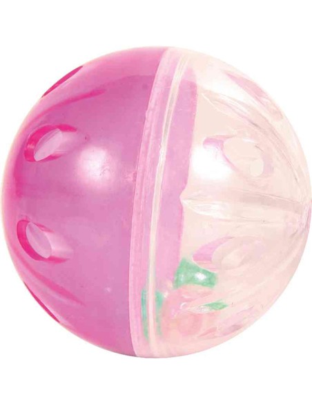 Pelotas Sonajero Plástico 4.5 cm 4 unidades | Juguete para Gatos Activos

