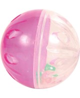 Pelotas Sonajero Plástico 4.5 cm 4 unidades | Juguete para Gatos Activos

